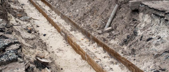 commercial utility line trench 2 commercial utility line trench 2
