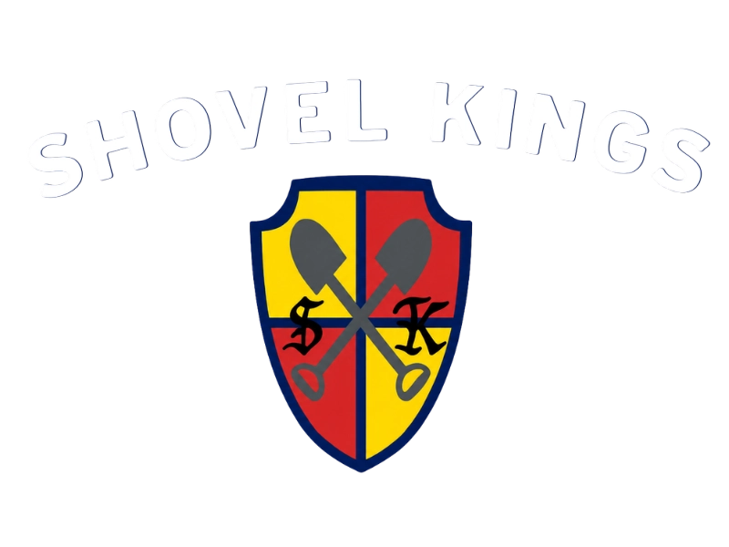 shovel king logo white